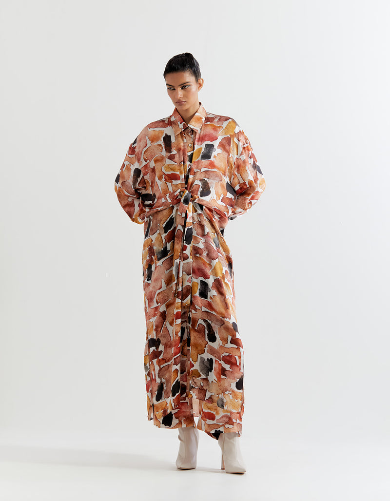 IMPRESSIONIST KNOT SHIRT