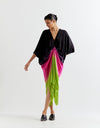 PINK OMBRE OMBRE KNOT KAFTAN