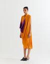 SAFFRON-PURPLE FRIDA DRESS
