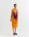 SAFFRON-PURPLE FRIDA DRESS