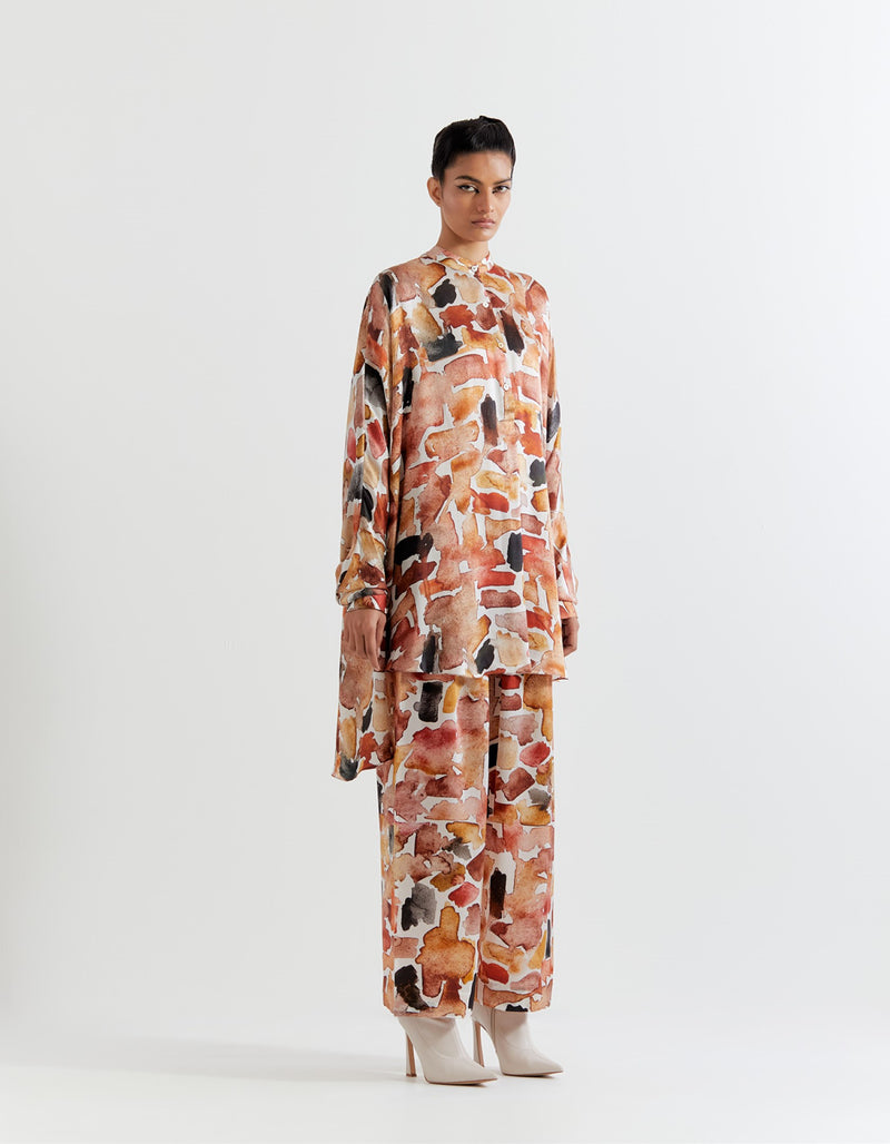 IMPRESSIONIST- T.SHAPE SHIRT WITH PANTS