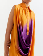 SAFFRON-PURPLE FRIDA DRESS