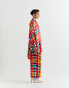 MULTI PLAID T.SHAPE SHIRT WITH PANTS