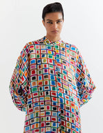 WINDOW PANE T.SHAPE SHIRT WITH PANTS