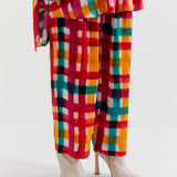 MULTI PLAID T.SHAPE SHIRT WITH PANTS