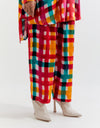 MULTI PLAID T.SHAPE SHIRT WITH PANTS