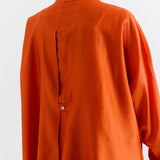 ORANGE- BLUE HEART SHAPE SHIBORI SHIRT WITH PANTS