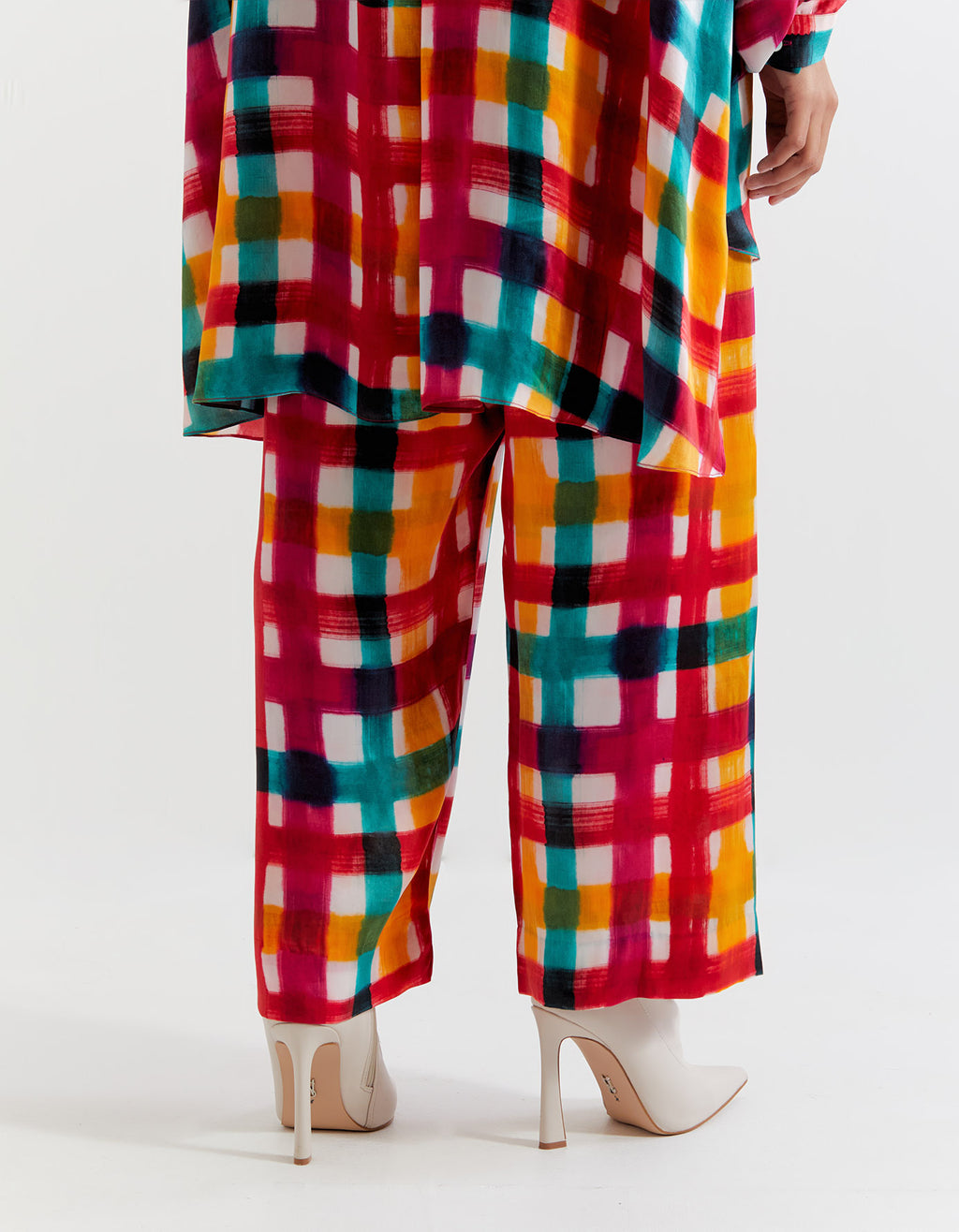 MULTI PLAID PANTS