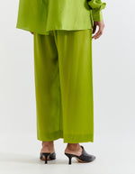GREEN-PINK HEART SHAPE SHIBORI SHIRT WITH PANTS