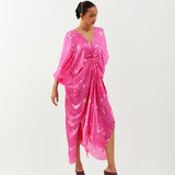 SPLATTER KAFTAN DRESS
