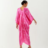 SPLATTER KAFTAN DRESS
