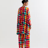 MULTI PLAID T.SHAPE SHIRT WITH PANTS