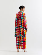 MULTI PLAID T.SHAPE SHIRT WITH PANTS